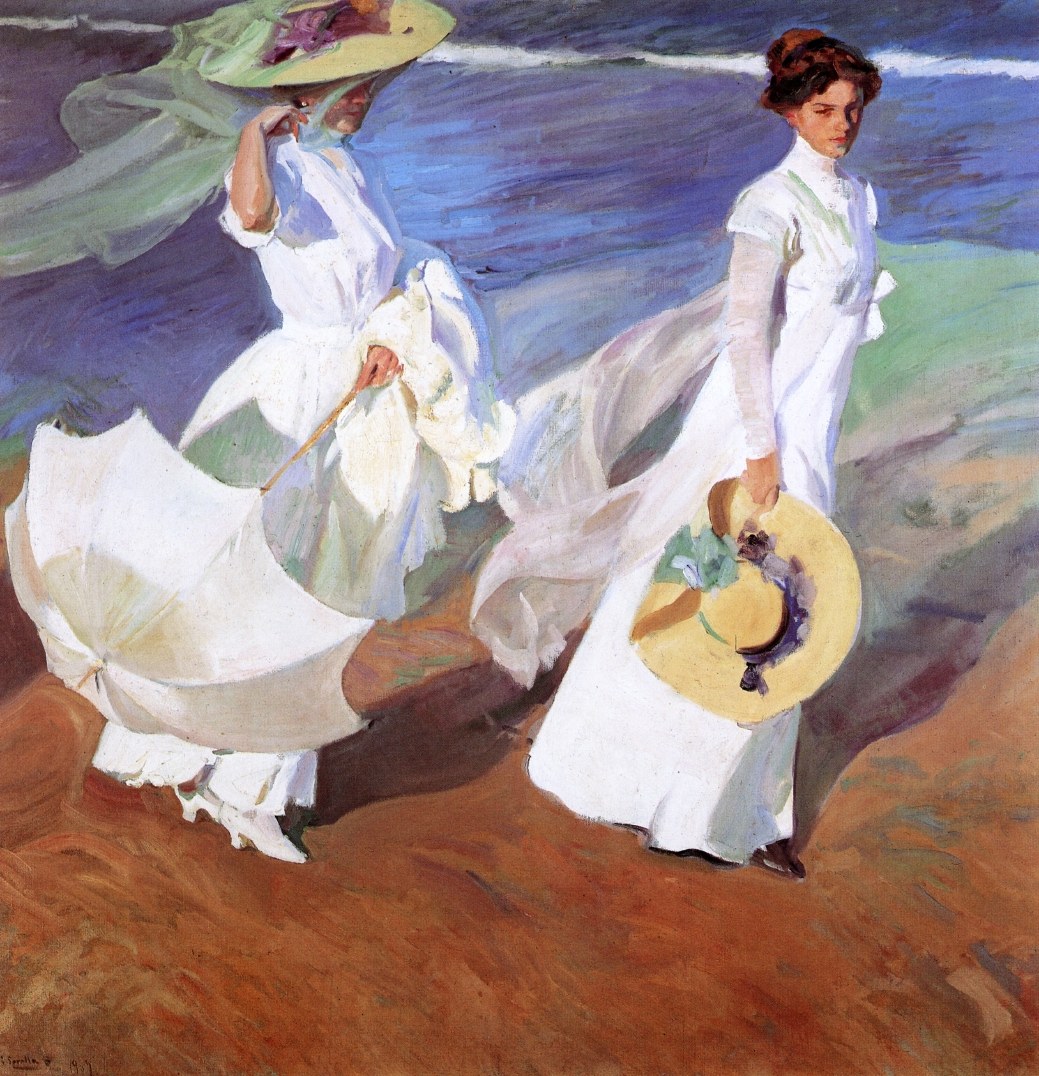 호아킨 소로야의 해변 산책, 1909