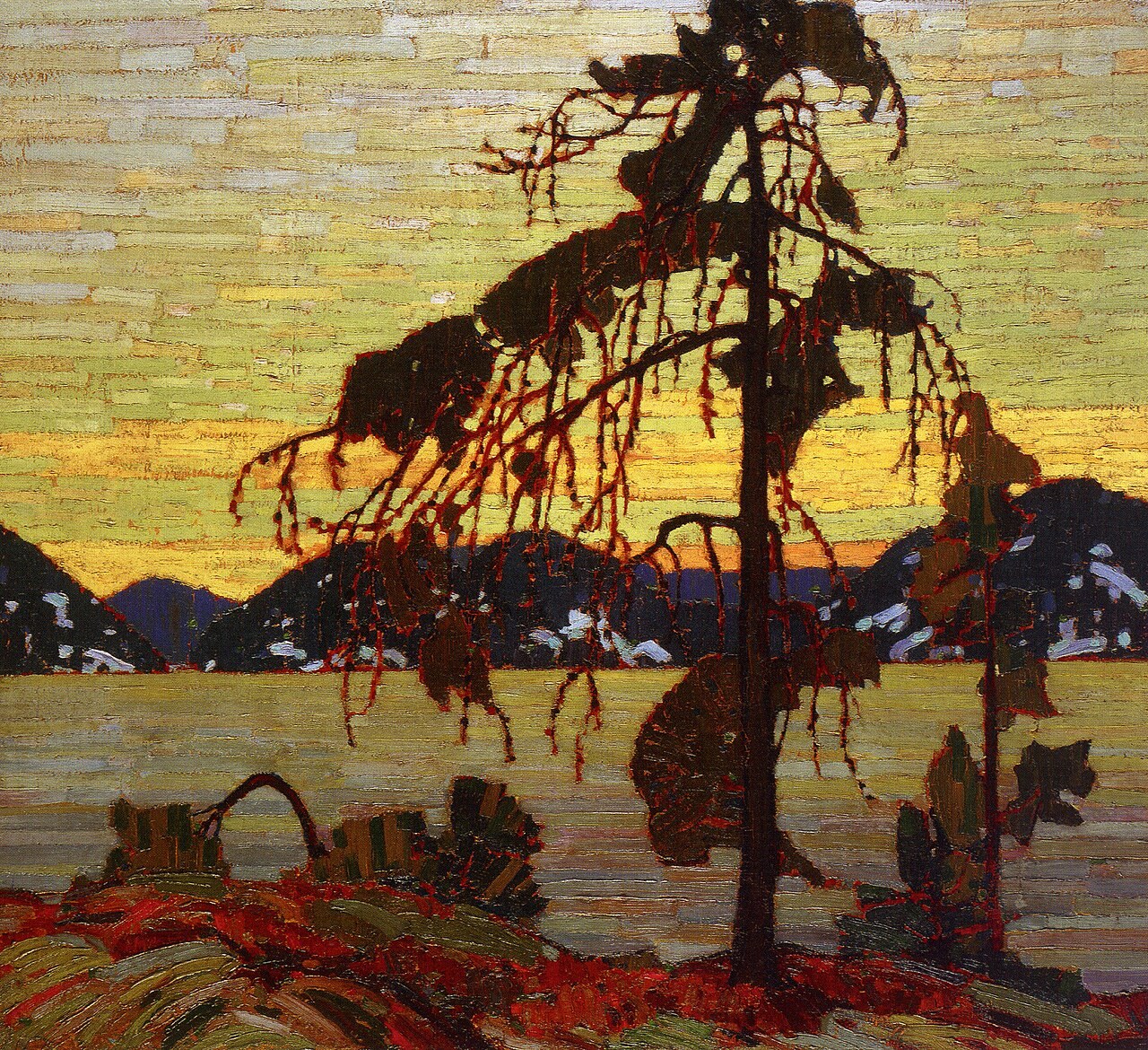 톰 톰슨의 잭파인 소나무, 1916–1917